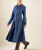 DRIFTING THOUGHTS DENIM MIDI DRESS
