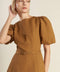 CAN'T STOP ME WOVEN MIDI DRESS