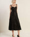 STAPLE MOMENT WOVEN LACE MIDI DRESS