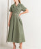 LOST IN THE STARS WOVEN MIDI DRESS