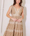 CUDDLY ATTITUDE TAUPE WOVEN MAXI DRESS