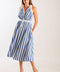 WAIT FOR IT WOVEN MIDI DRESS
