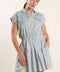 CHAMPAGNE TOAST WOVEN MINI DRESS