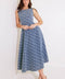 TOO SWEET TO ME DENIM MIDI DRESS