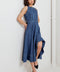 POET’S MUSE DENIM WOVEN MIDI DRESS