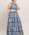 SUNSET BOARDWALK STRIP MAXI DRESS