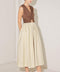ANGEL VEIL SOLID MIDI DRESS