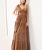 CALM BEAUTY WOVEN MAXI DRESS