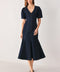 AFTER DARK DENIM MIDI DRESS