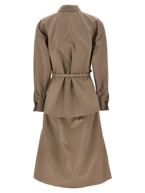 Fendi Chemisier Midi Dress