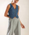 ISLAND DAYDREAMS DENIM VEST