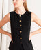 GLOSSY GLAM WOVEN VEST