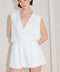 SUMMER ICON MODE WOVEN TOP