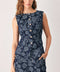 MIDNIGHT ROSE JACQUARD DENIM VEST