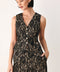 LACE THEORY BLACK/CAMEL WOVEN VEST