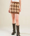 CHAMPAGNE COAST SWEATER MINI SKIRT