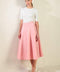 FALLING INTO BLISS WOVEN MIDI SKIRT