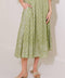 THE MORE THE MERRIER WOVEN FULL MIDI SKIRT