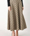 WEEKEND VIBE STRIP WOVEN MIDI SKIRT
