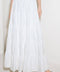 SLOW DOWN IN WHITE WOVEN MAXI SKIRT
