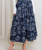 URBAN MUSE JACQUARD DENIM SKIRT