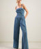 URBAN ELEGANCE DENIM JUMPSUIT