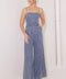 BEGIN AGAIN BLUE DENIM JUMPSUIT