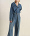 PERFECT MEET DENIM JUMPSUIT