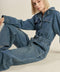 PERFECT MEET DENIM JUMPSUIT