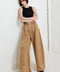 ROMANTIC PETAL WOVEN PANTS