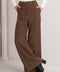 MONDAY FLOW BROWN WOVEN PANTS