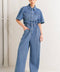 RELAX UTILITY DENIM JUMPSUIT