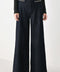 AFTER HOURS INDIGO CHAIN-TRIM WIDE-LEG JEANS