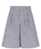 Comme Des Garcons Shirt Cotton Bermuda Shorts