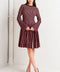VERTICAL GRACE SWEATER MINI DRESS