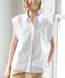 MUCH TO CELEBRATE POPLIN TOP