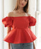STUNNING GLORY WOVEN TOP