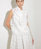 LIVE FOR US WHITE WOVEN ORGANZA TOP