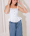 IN THIS MOMENT WHITE WOVEN TOP