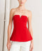 NOIR CONTOUR WOVEN TOP