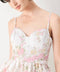 GARDEN STAY WOVEN BUSTIER TOP