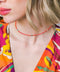 BOHO FLEX RED CHOKER
