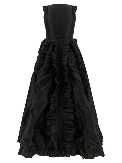 Giovanni Bedin Ruffle Train Dress