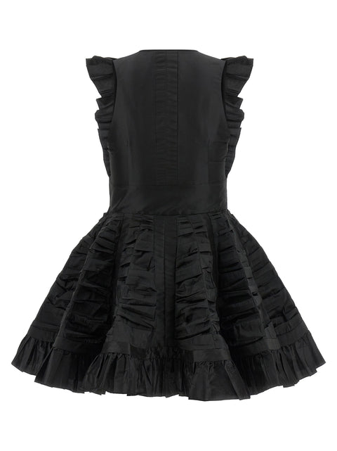 Giovanni Bedin Black Ruffle Dress