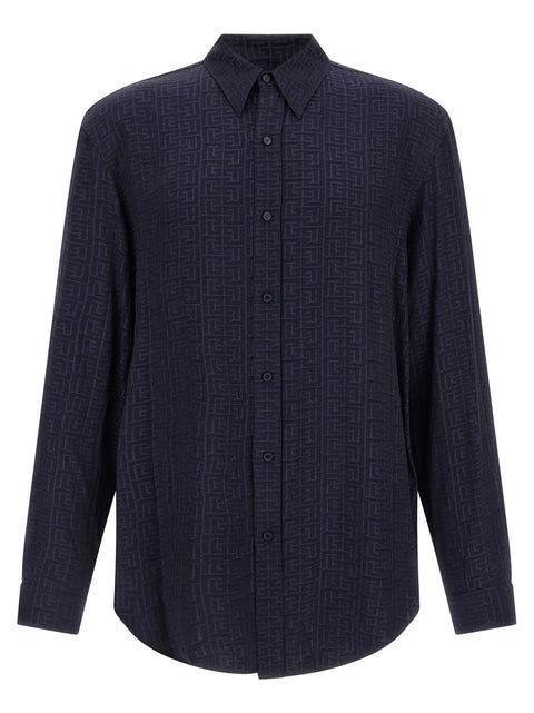 Balmain Jacquard Monogram Shirt