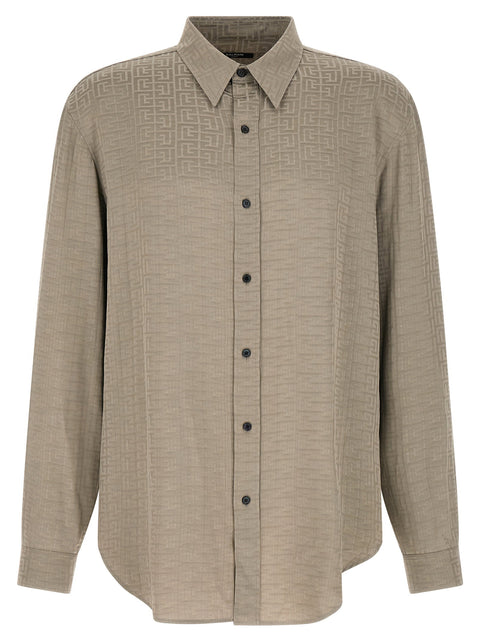 Balmain Jacquard Monogram Shirt