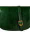 Green Leather Cross Body Bag - Moonfleet