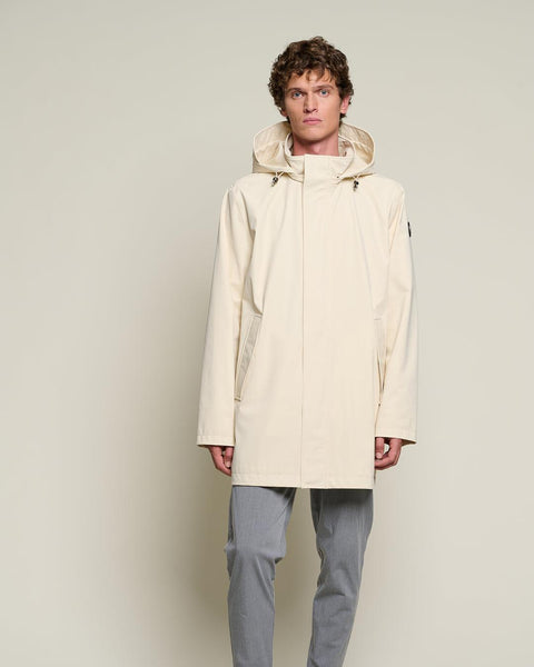 H2O long parka with heat-sealed seams