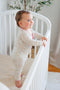 Heart Bamboo Convertible Footed Onesie