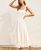 Heaven Sent Maxi Dress with Seam Detail Ivory